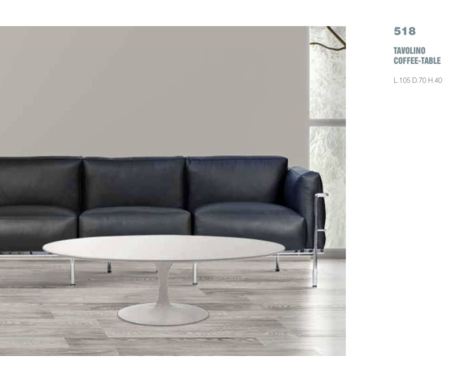 Saarinen Couchtisch Oval 
