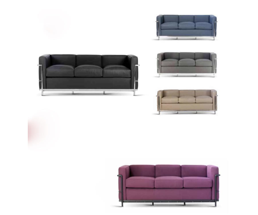 LC 23 Sofa 3-Sitzer